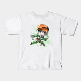 Asplenia Studios SD/chibi Linna (visor up) Kids T-Shirt